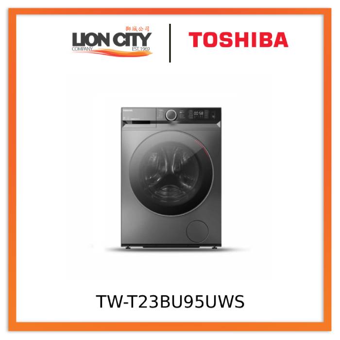 Toshiba TW-T23BU95UWS 8.5Kg Front Load Washer