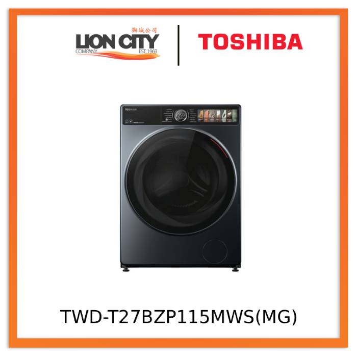 Toshiba TWD-T27BZP115MWS(MG) Front Load Combo Washing Machine(10.5Kg)