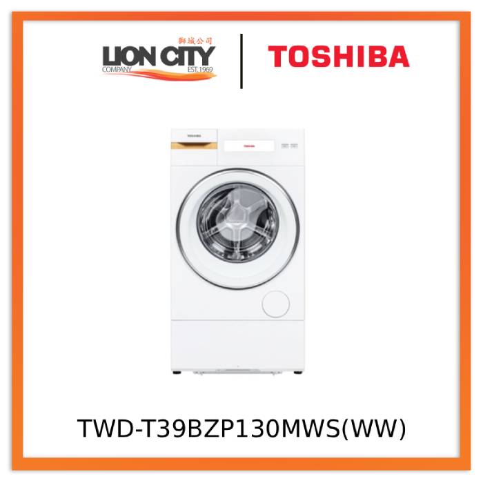 Toshiba TWD-T39BZP130MWS(WW) 12Kg Washer Dryer