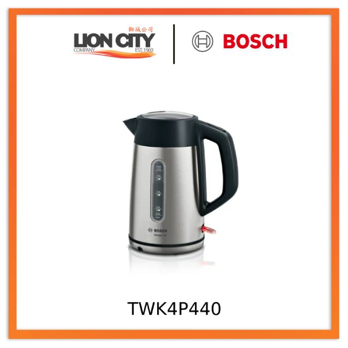 Bosch TWK4P440 Kettle DesignLine 1.7 l Stainless steel