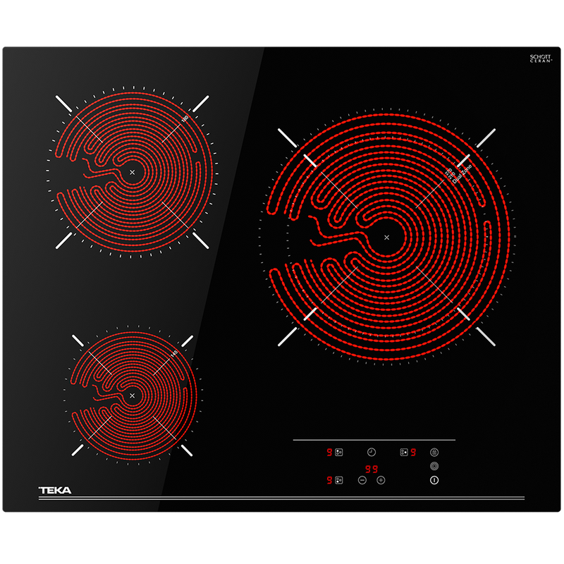 Teka TZ 6315 60cm 3-Zone Vitroceramic Hob