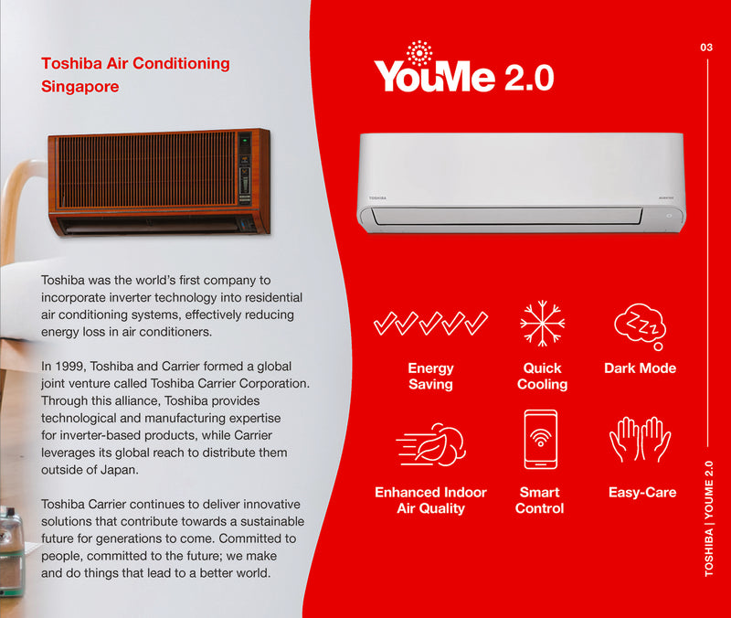 Toshiba Haori System 3 Air Conditioner 3×10000 BTU