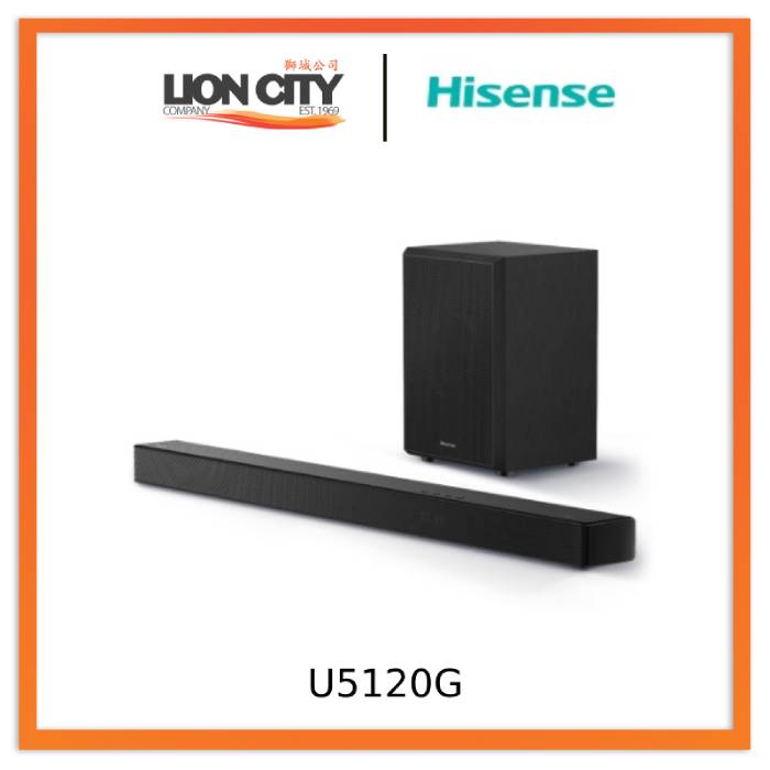 Hisense U5120G 5.1.2CH Soundbar With Wireless Subwoofer