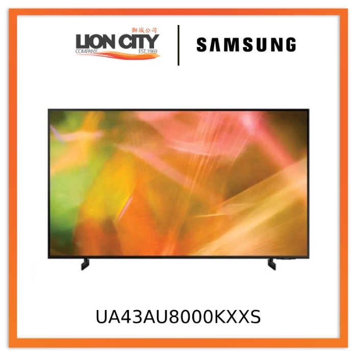 Samsung UA43AU8000KXXS 43-inch Crystal UHD 4K Smart TV