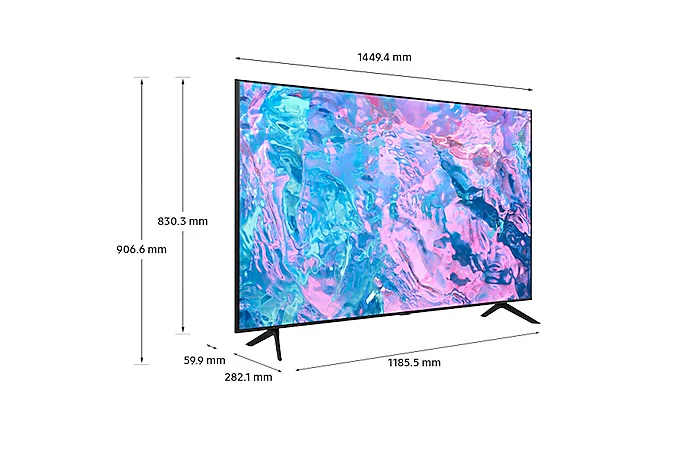 Samsung UA65CU7000KXXS 65" Crystal UHD CU7000 4K Smart TV (2023)