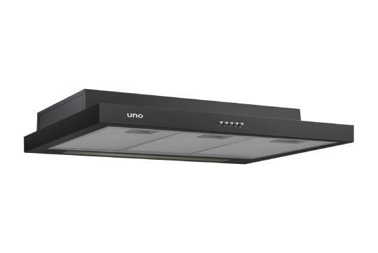 Tecno UNO UA 9119 BK Matte Black Slim Line Cooker Hood 60cm