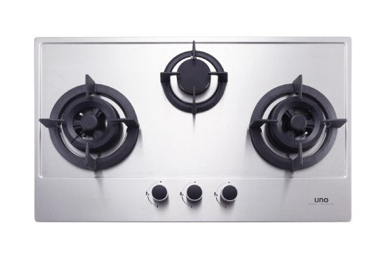 Tecno Uno US 7903TRSV 75cm 3-Burner Stainless Steel Hob