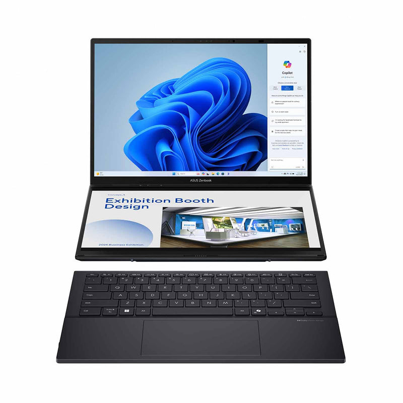 ASUS Zenbook Duo UX8406CA: Dual 14" 3K OLED Touch Laptop, Ultra 9, 16GB, 1TB