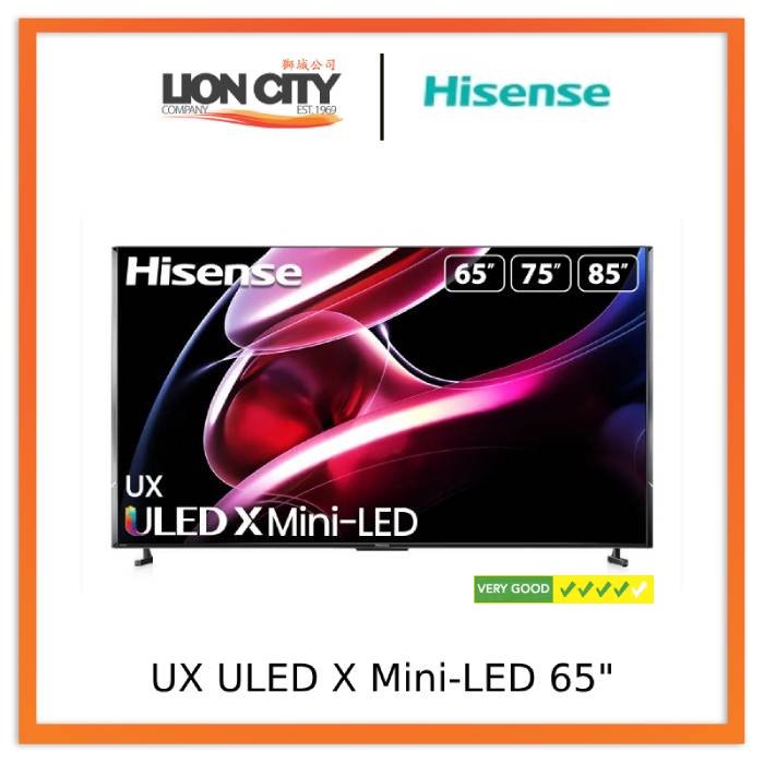 Hisense UX Mini-LED ULED X  65" Smart TV