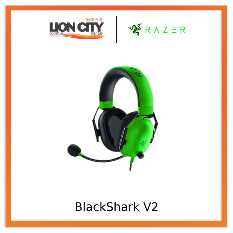 Razer BlackShark V2 Wired Gaming Headset USB Sound Card