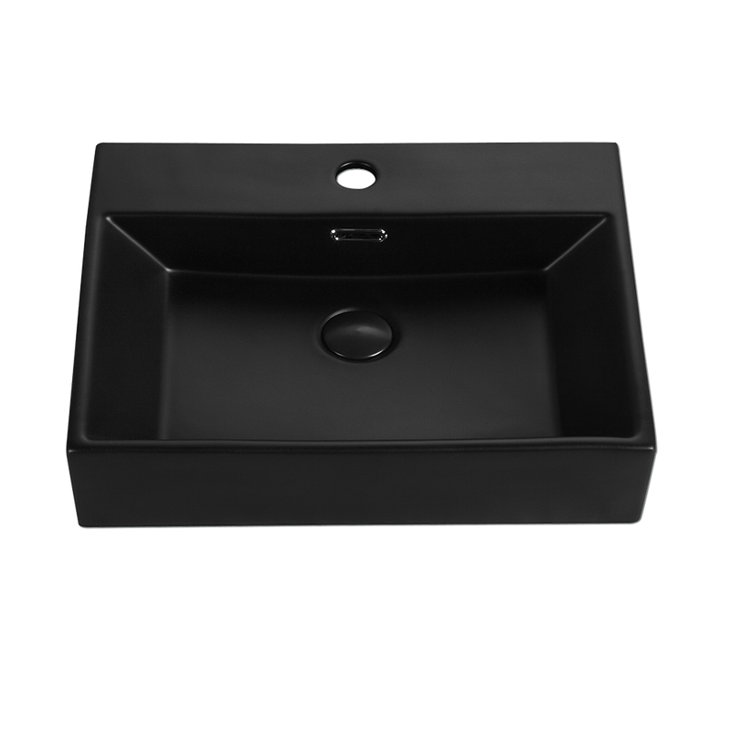 Rubine VENTO 50M-BK Ceramic Basin Matte Black
