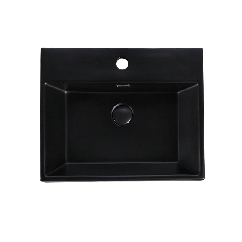 Rubine VENTO 50M-BK Ceramic Basin Matte Black