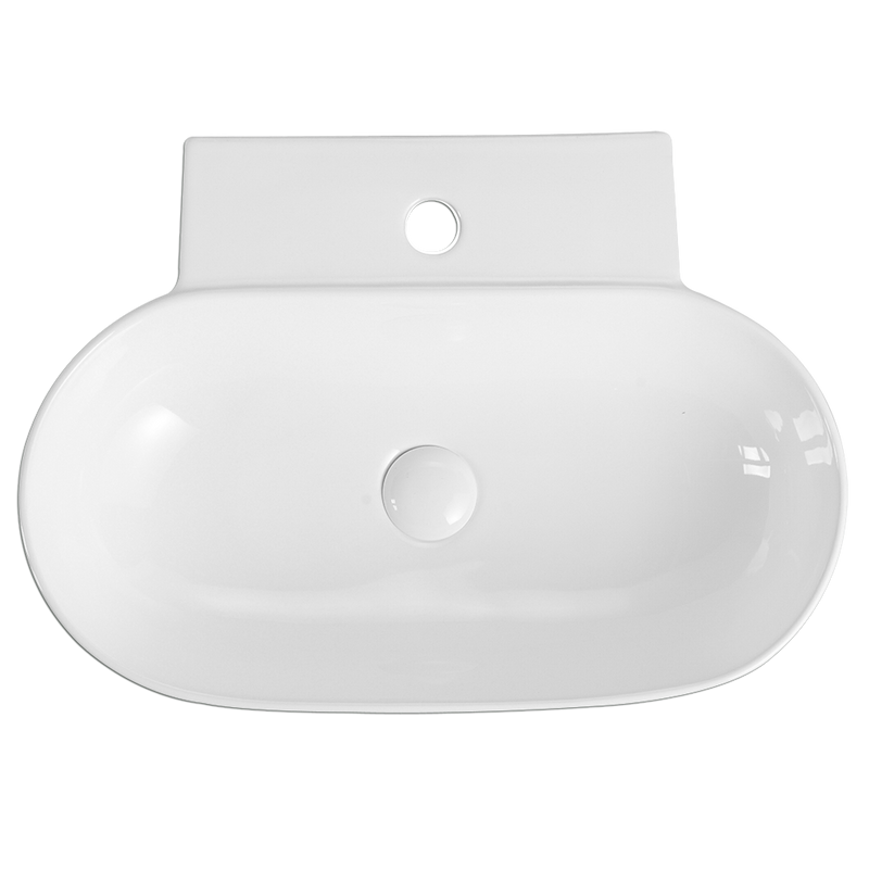 Rubine VENTO 55M Ceramic Basin Gloss White