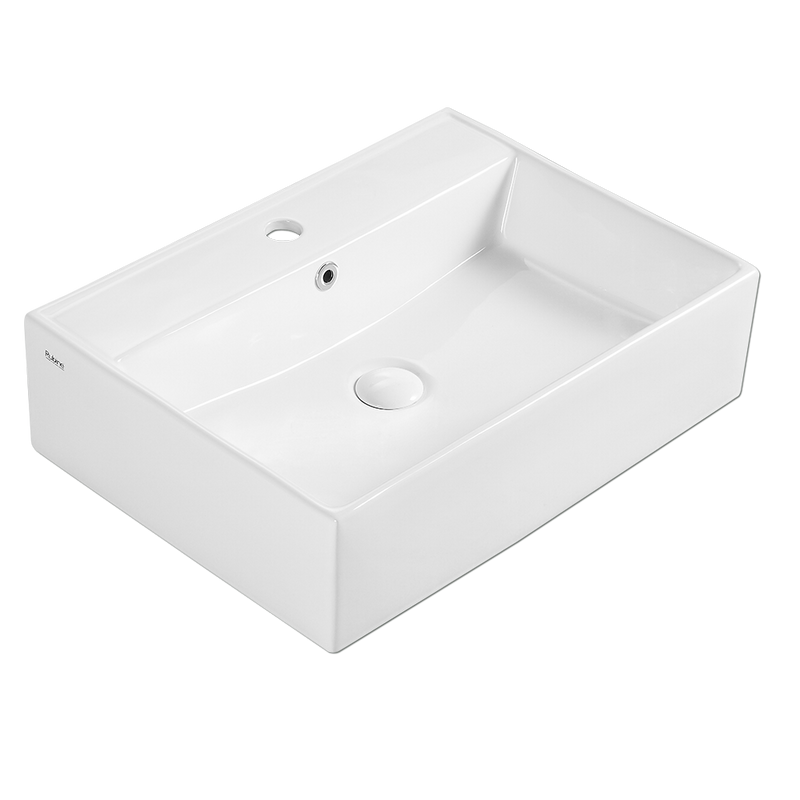 Rubine VENTO 58M Ceramic Basin Gloss White