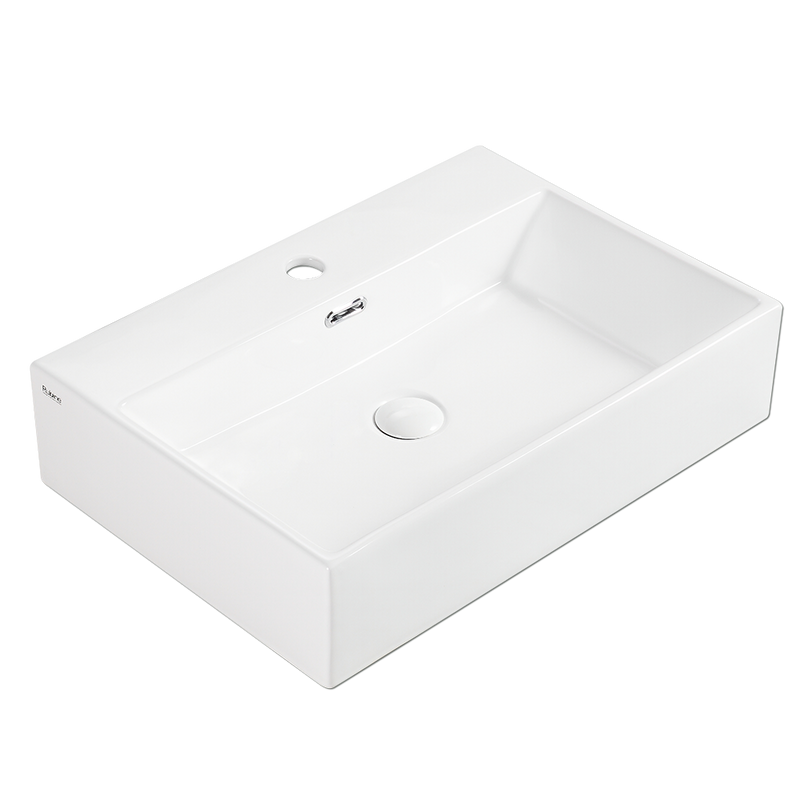 Rubine VENTO 60M Ceramic Basin Gloss White