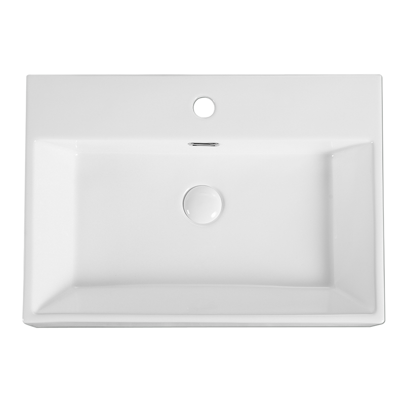 Rubine VENTO 60M Ceramic Basin Gloss White