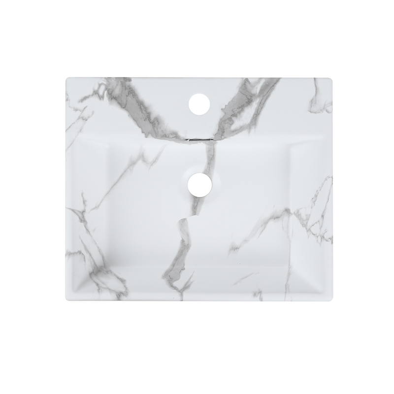Rubine VENTO 50M-VW Ceramic Basin Stone Design