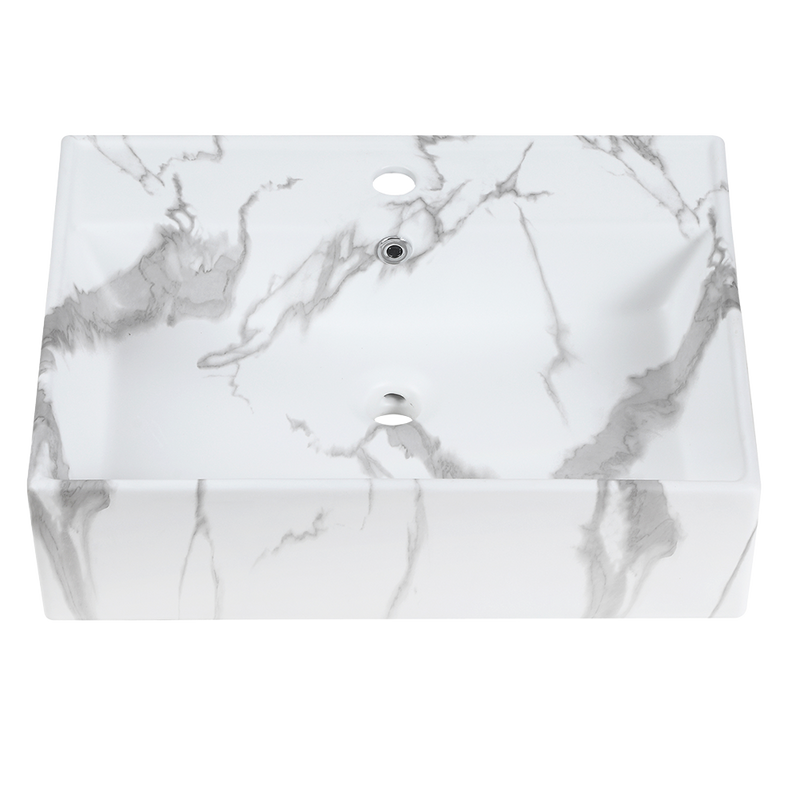 Rubine VENTO 58M-VW Ceramic Basin Stone Design