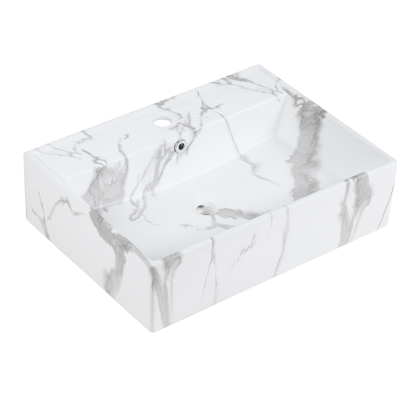 Rubine VENTO 58M-VW Ceramic Basin Stone Design