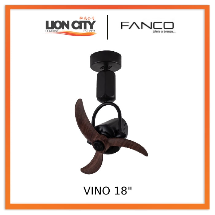 Fanco Vino 18" DC Wall/Corner Fan with Remote