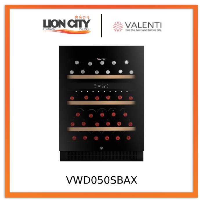Vintec VWD050SBAX Wine Cellar-noir