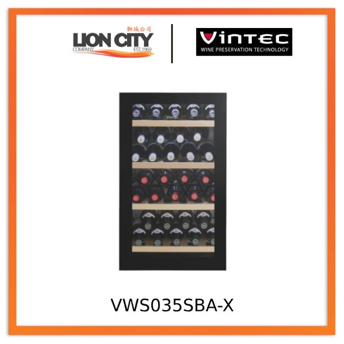 Vintec VWS035SBA-X Wine Cellar (30 Bottles)