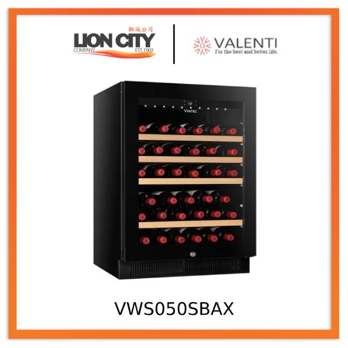 Vintec VWS050SBAX Wine Cellar-Noir