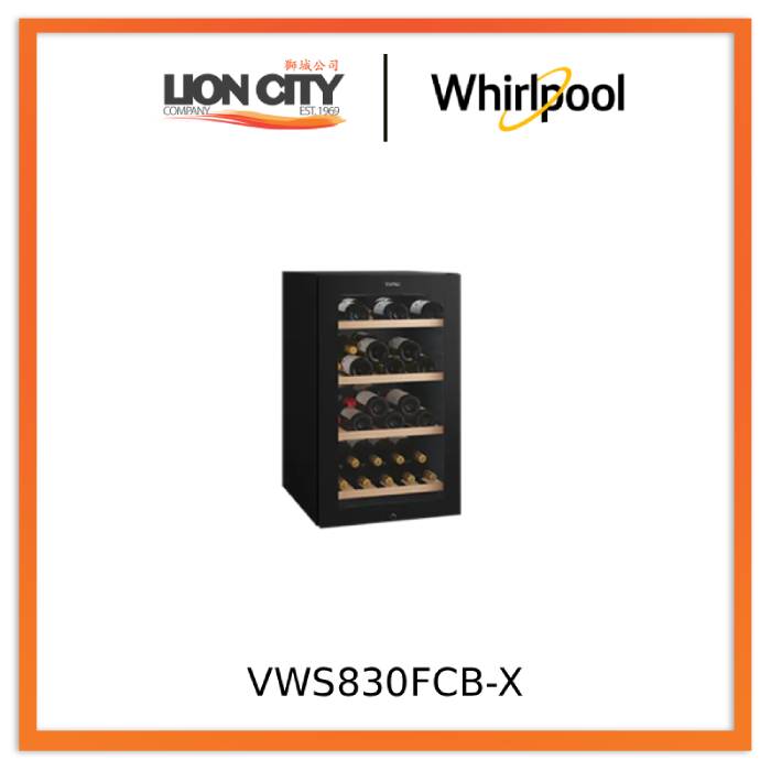 Vintec VWS830FCB-X Lumiere Noire 35 - 35-Bottle Single Zone Wine Cabinet
