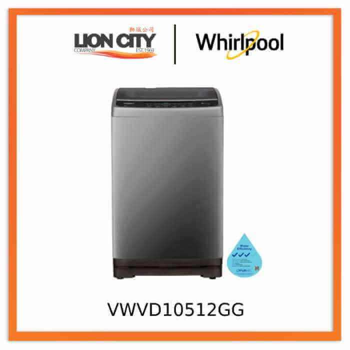 Whirlpool VWVD10512GG StainClean 10.5kg Direct Drive Top Load Washer
