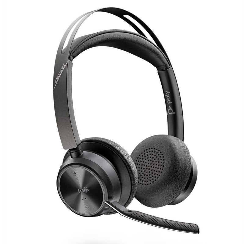 HP Poly Voyager Focus 2 UC Wireless ANC Headset with USB-C/A Adapter