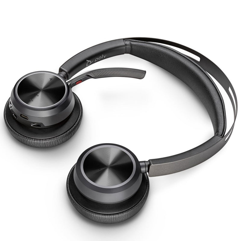 HP Poly Voyager Focus 2 UC Wireless ANC Headset with USB-C/A Adapter