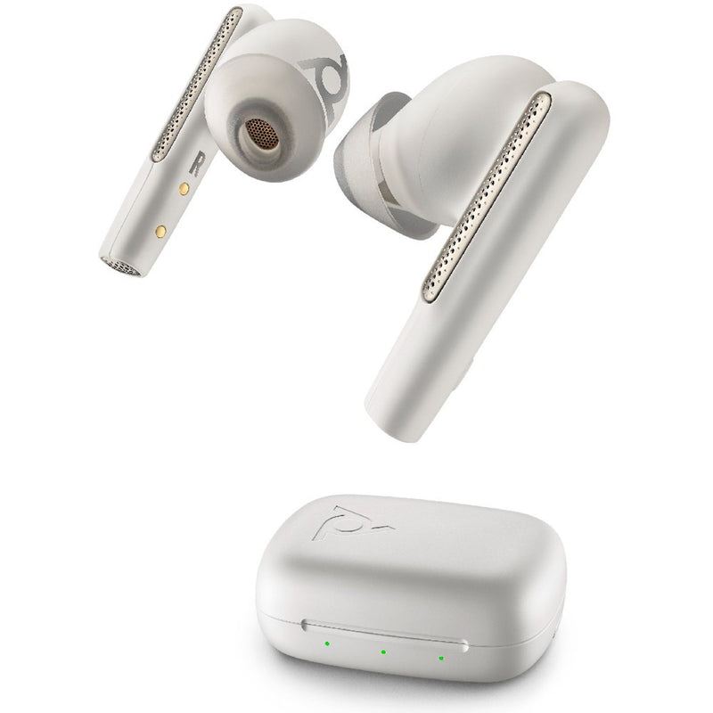 HP Poly Voyager Free 60 MS Teams USB-C Wireless Earbuds White