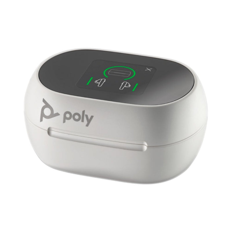 HP Poly Voyager Free 60+ MS Teams USB-C Wireless Earbuds White