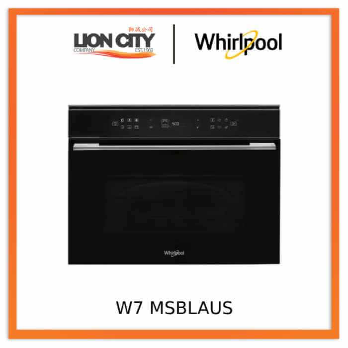 Whirlpool W7 MSBLAUS 45cm, 29L 6TH SENSE Pure SteamSense+ Oven