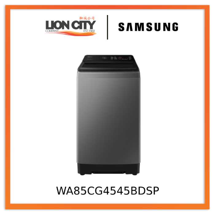 Samsung WA85CG4545BDSP 8.5kg Top Load Washing Machine with Ecobubble™, 3 Ticks