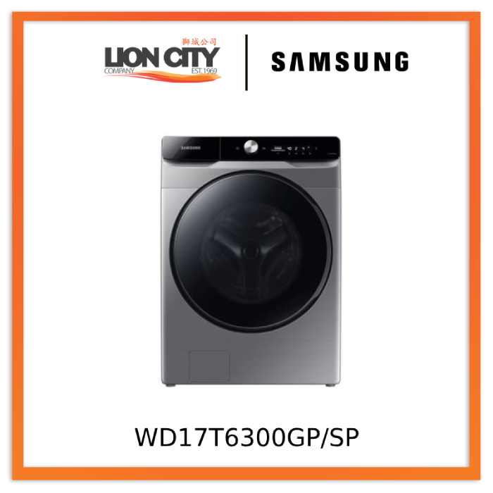 Samsung WD17T6300GP/SP, Washer Dryer, 17KG/10KG, 4 Ticks, with EcoBubble™