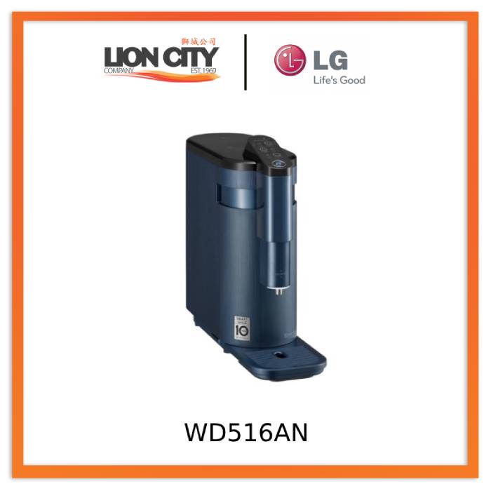 LG WD516AN Tankless Water Purifier with 4-Stage Filtration in Navy Blue