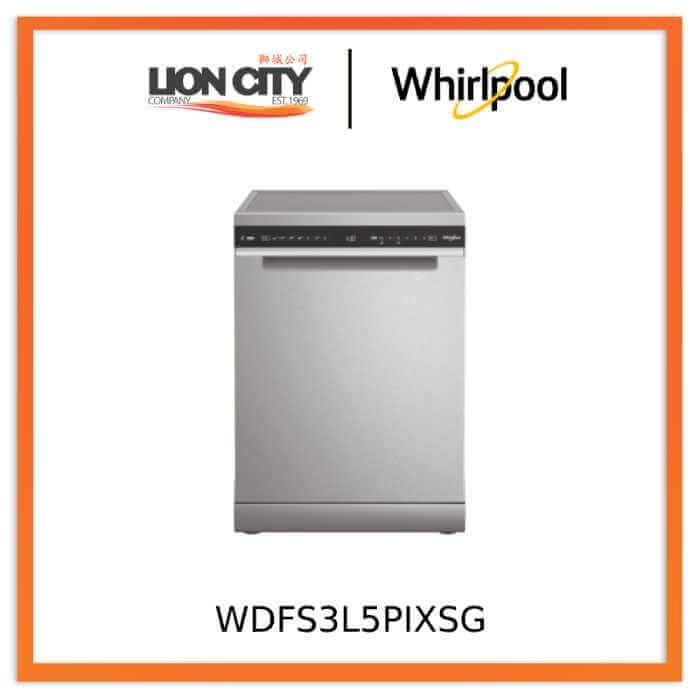 Whirlpool WDFS3L5PIXAU, Inox, Dishwasher, 15 PS