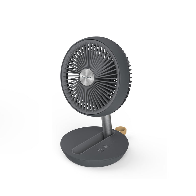 EuropAce 5" Rechargeable DC USB Fan