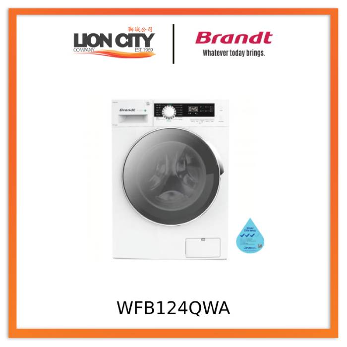 Brandt WFB124QWA Front Load Washing Machine - White