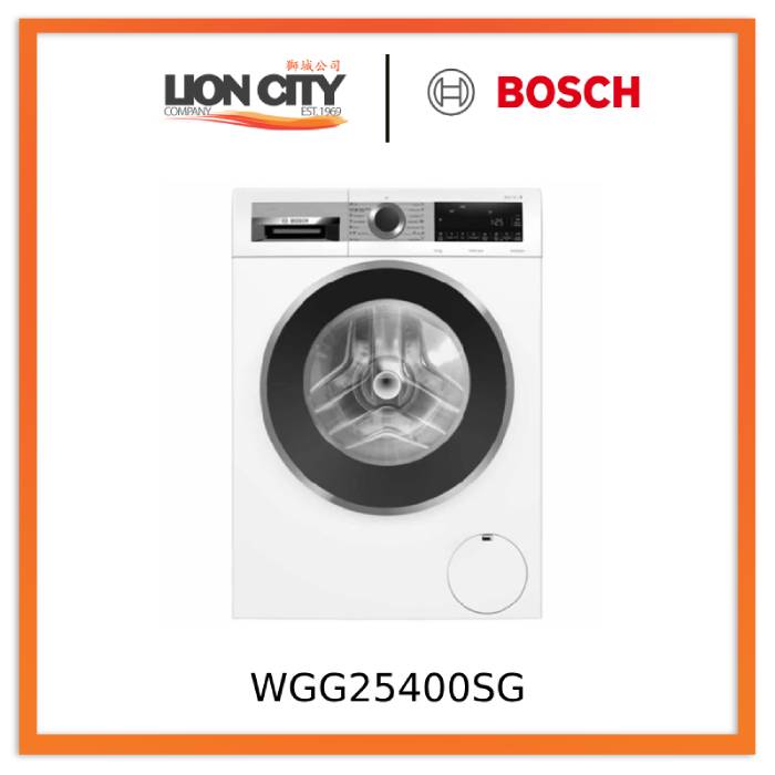 Bosch WGG25400SG 10kg Front Load Washer - Lion City Company