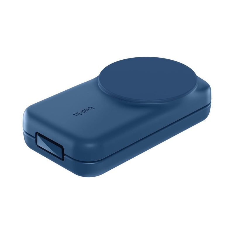 Belkin UltraCharge 3-in-1 Foldable Magnetic Charger with Qi2 25W Blue