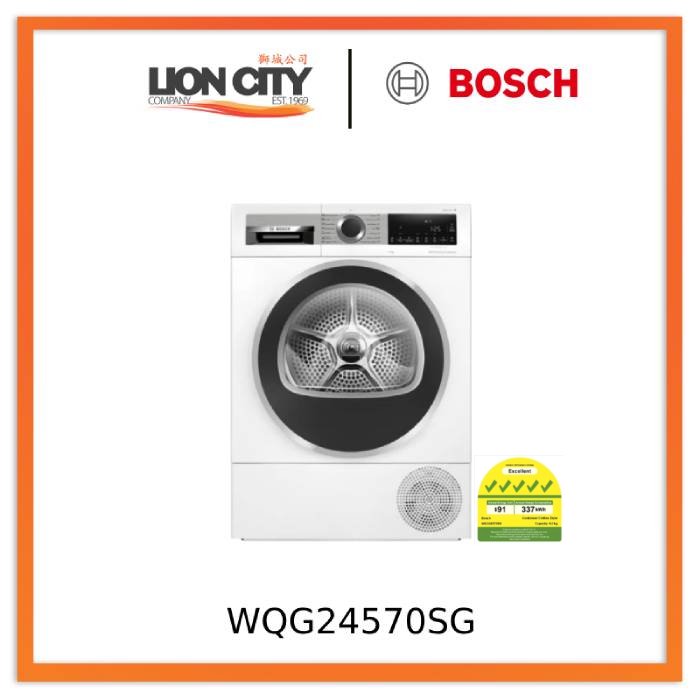 Bosch WQG24570SG Series 6 Heat pump tumble dryer 9 kg