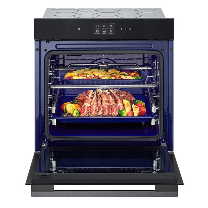 LG WSED7667M Built-in Oven InstaView 76L Black Air Fry Steam
