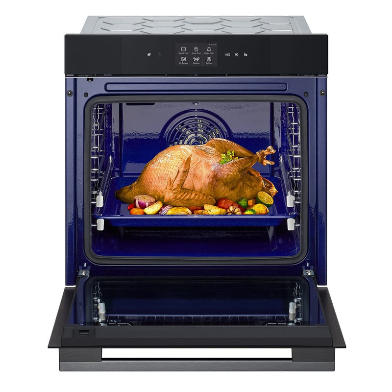 LG WSED7667M Built-in Oven InstaView 76L Black Air Fry Steam