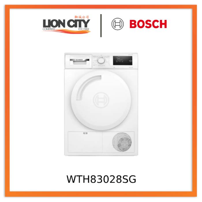Bosch WTH83028SG Series 4 Heat Pump Dryer 8 kg