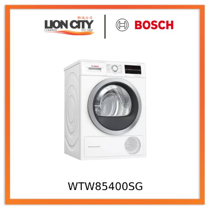 Bosch WTW85400SG 9kg Heat Pump Dryer