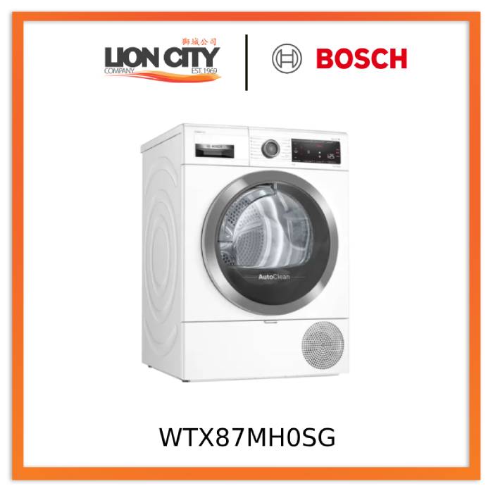 Bosch WTX87MH0SG Heat pump tumble dryer 9 kg