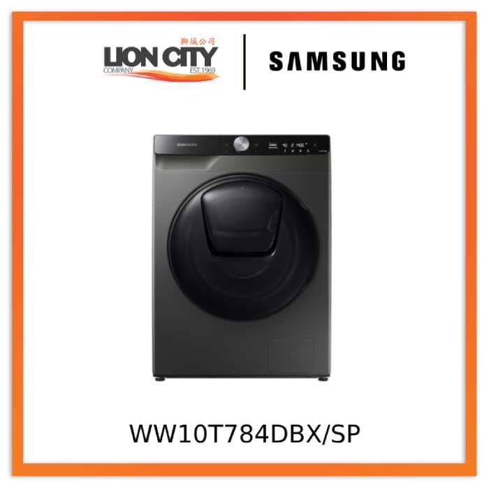 Samsung WW10T784DBX/SP, Front Load Washing Machine, 10.5kg, 4 Ticks, with QuickDrive™