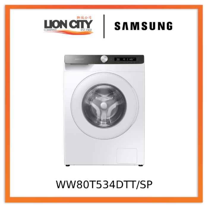 Samsung WW80T534DTT/SP EcoBubble™ 8Kg Front Load Washer 4 Ticks